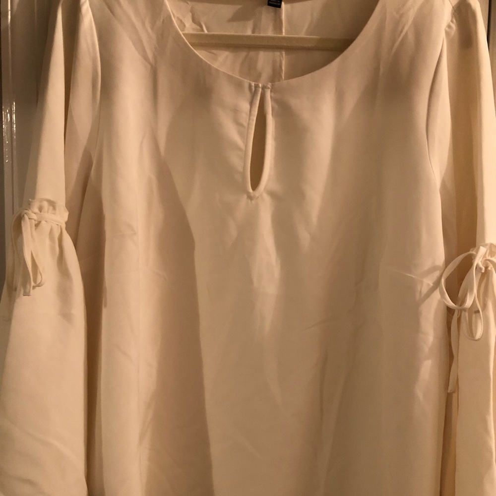 Ivory Bell Sleeved Blouse